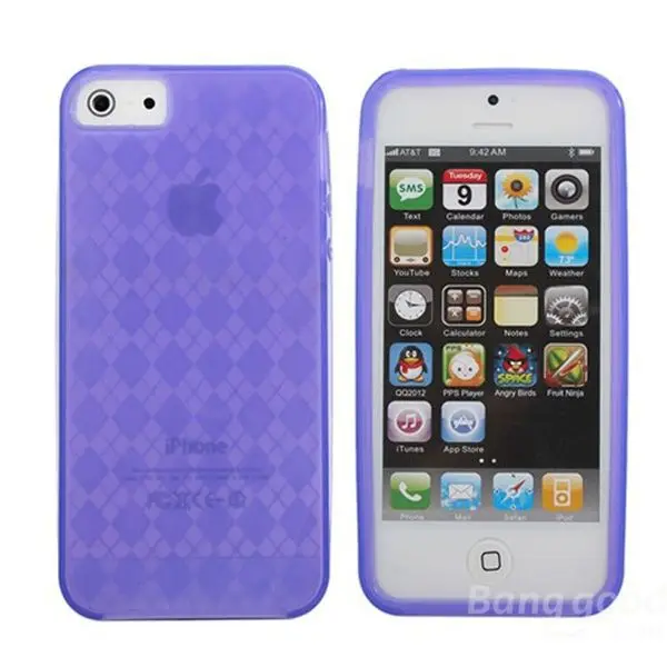 LalaCool New Soft Diamond Grain Pattern Protective Case For iPhone 5 5G 5S |