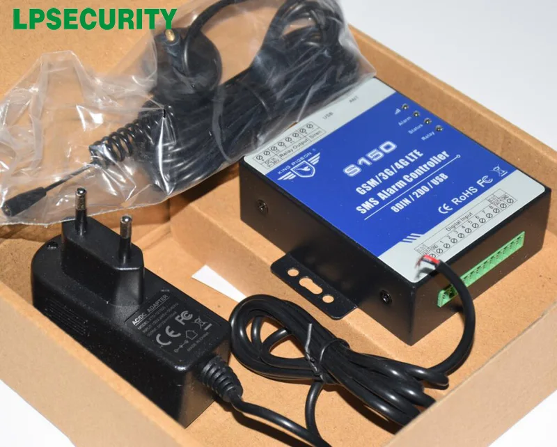 LPSECURITY GSM 3g 4G RTU SMS контроллер сигнализации промышленный IOT RTU система мониторинга встроенный контрольный дог S150