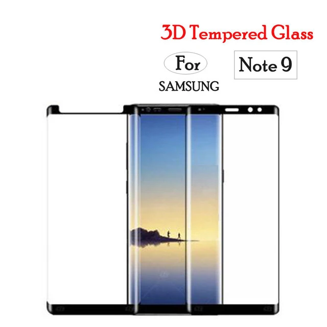 Защитное стекло закаленное с полным покрытием для Samsung Galaxy Note 9|Защитные стёкла и