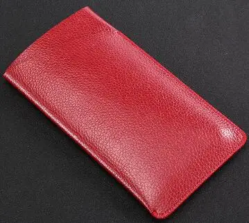 Red FSSOBOTLUN, для Blackberry Keyone/Key2 Llitchi кожаный рукавом сумка для Blackberry keytwo кобура ручной работы Защитный чехол - Цвет: Red