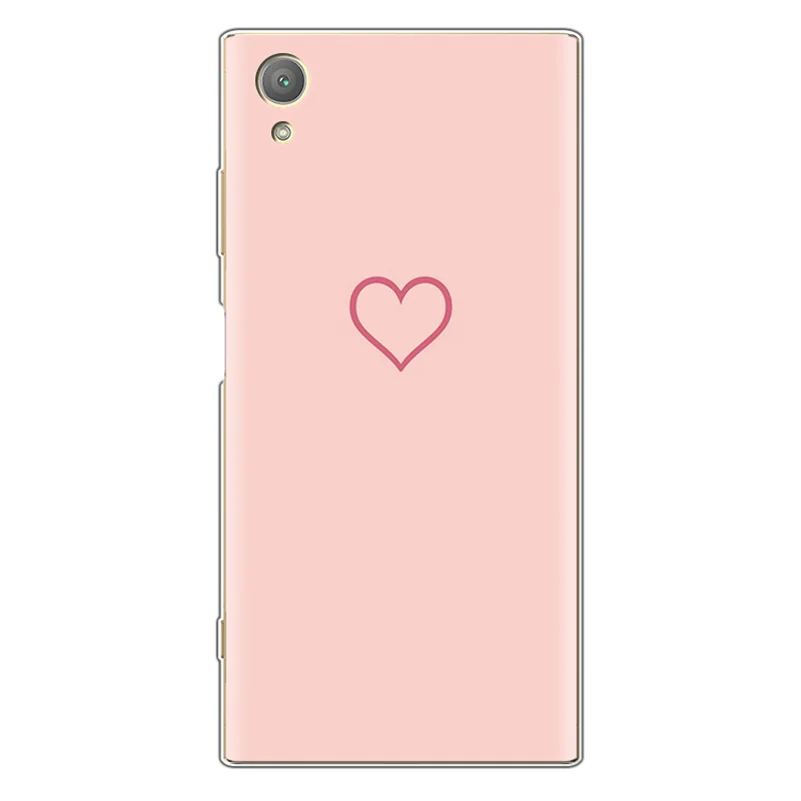 kxinfen Чехол с сердечком для sony Xperia L1 L2 X XA XA1 XA2 Ultra Plus XZ XZ1 XZ2 XZ3 Z5 компактный силиконовый чехол для sony Xperia 10 Чехол - Цвет: kxinfen