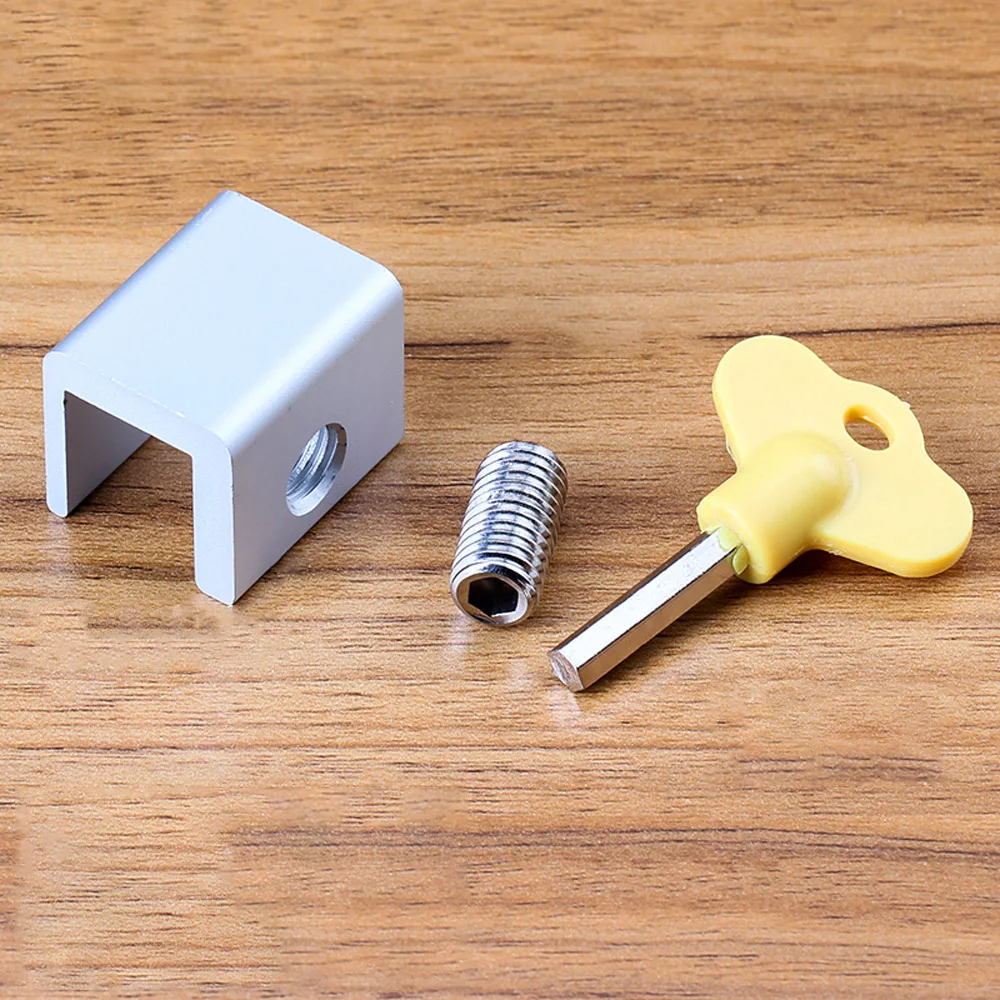 NICEYARD Window Sliding Stopper For Children Security Safety Key Lock Door Cable Limit Aluminum Restrictor | Обустройство дома