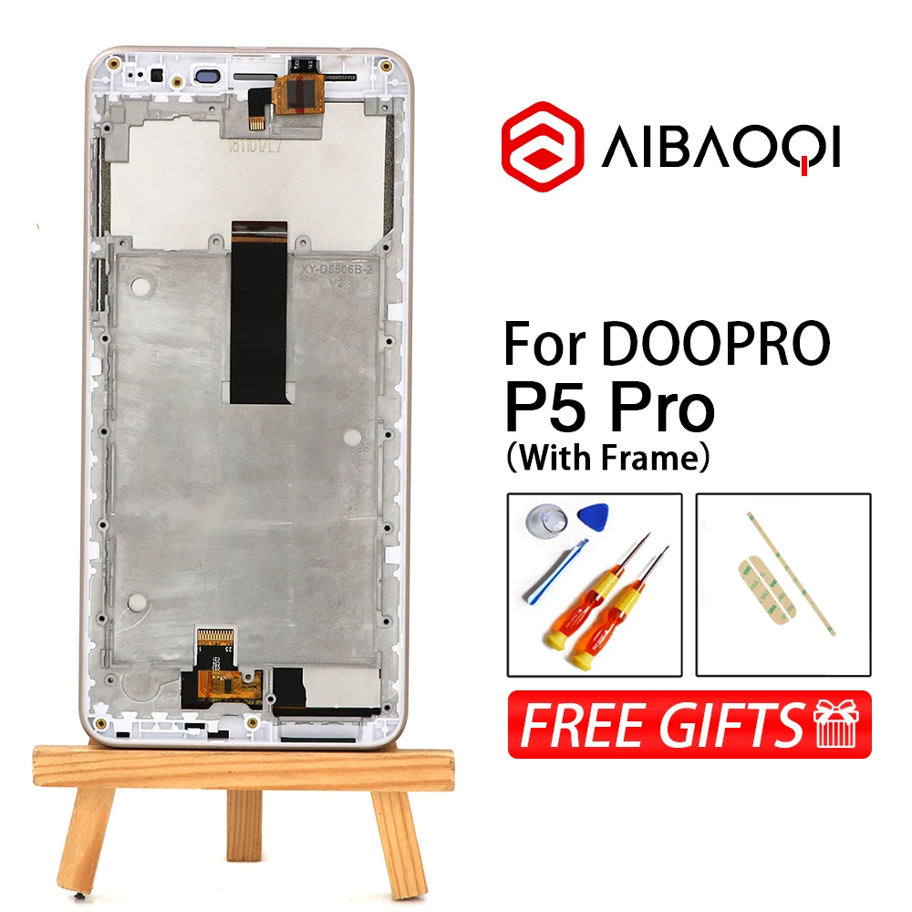 AiBaoQi новый оригинальный 5 дюймовый сенсорный экран + 1280x640 ЖК дисплей рамка в сборе