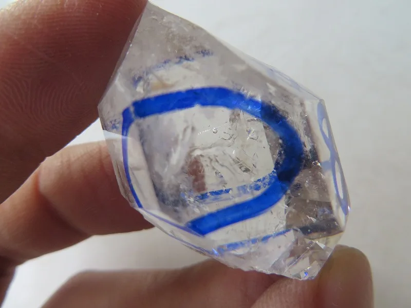 23 г натуральный кварцевый кристалл алмаз херкимера W 1 движущийся ENHYDRO Bubble|Камни| |