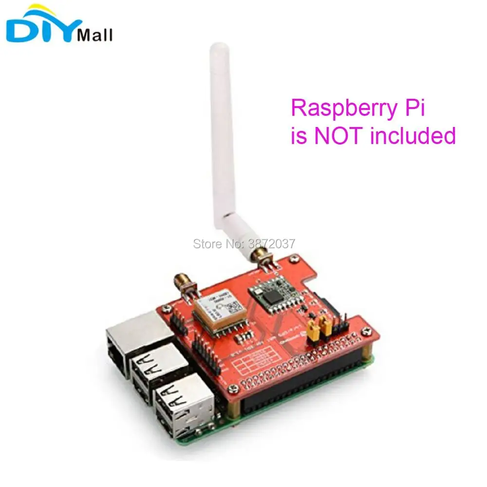 Плата расширения DIYmall для Raspberry Pi LoRaWan 868 МГц 915 433 дальнего действия беспроводная