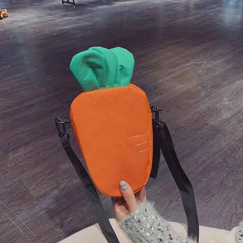 2018 креативная забавная новая морковная Форма Милая сумка на плечо для девочек