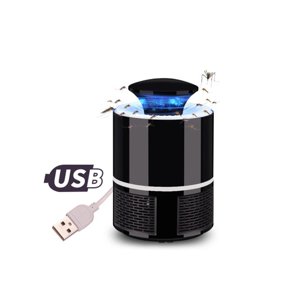 Mosquito killer USB Электрический комаров killer лампа Фотокатализ немой домашний светодиодный жучок ловушка для насекомых Zapper ловушка без излучения