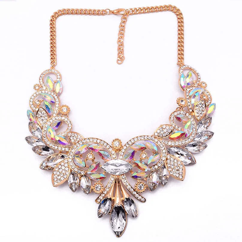 Long Large Pendent Necklace Maxi Women CHEAP Fashion Jewelery Collares Statement F1053 with Rhinestones Bohemian | Украшения и