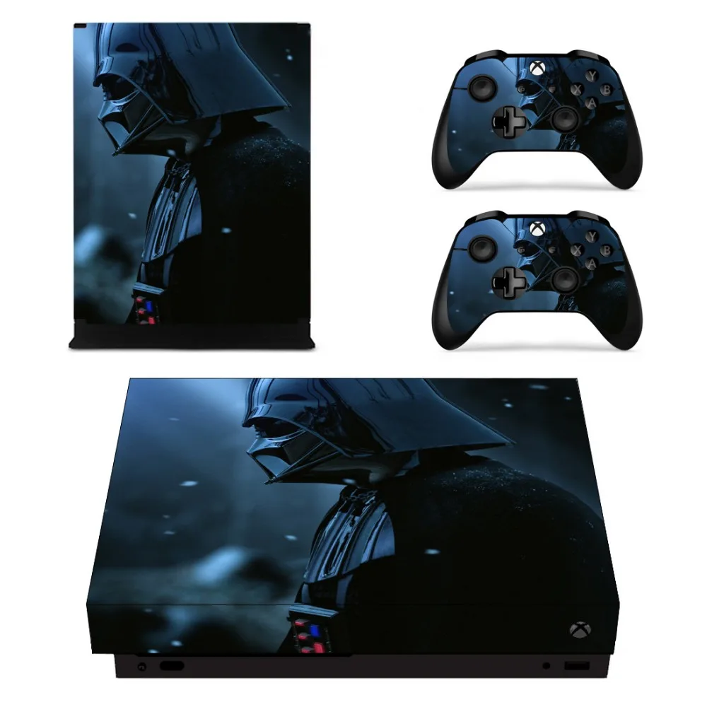 Полный набор лицевых экранов наклейки Звездных войн: Battlefront для Xbox One X консоль и