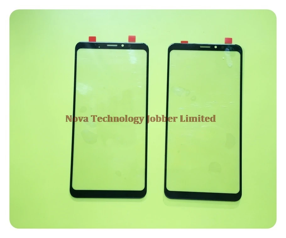 Wyieno Топ черный стеклянный экран для Meizu Note 8 M822H стеклянная линза внешняя Передняя