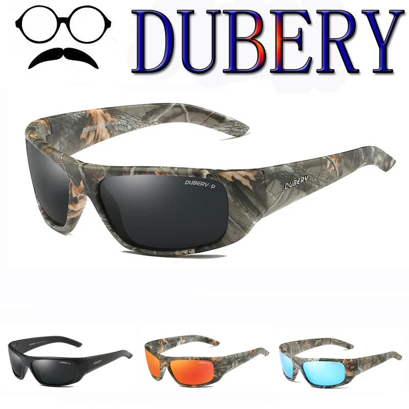 Поляризованные солнцезащитные очки DUBERY HD для мужчин спортивные рыбалки мужские