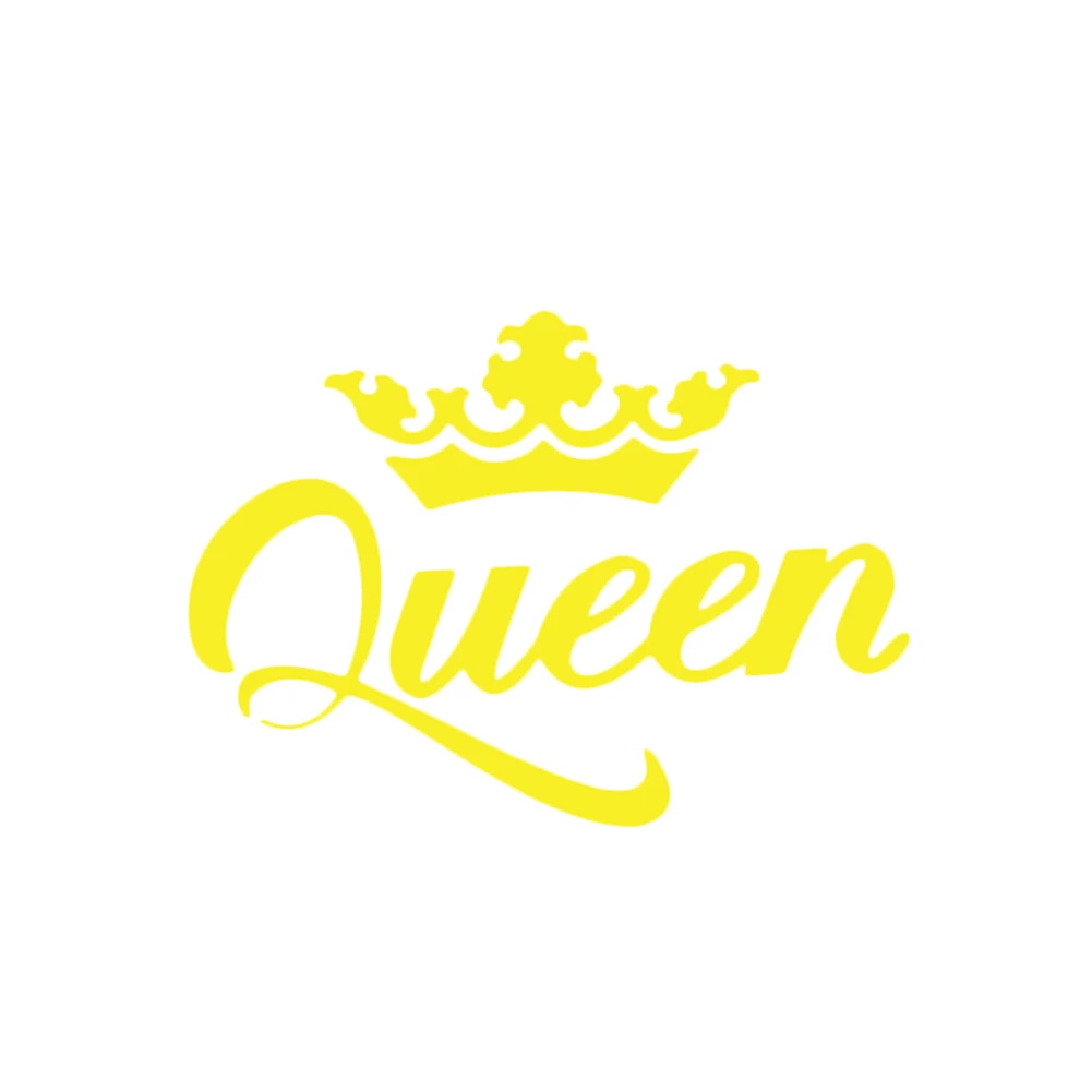 Queen Crown авто-Стайлинг pegatina coche кузова автомобиля наклейки на окна светоотражающие наклейки Декор автомобиля стикер