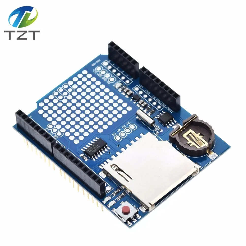 Новый модуль регистратора данных V1.0 для Arduino UNO SD карты сбора данных|shield for arduino|shield