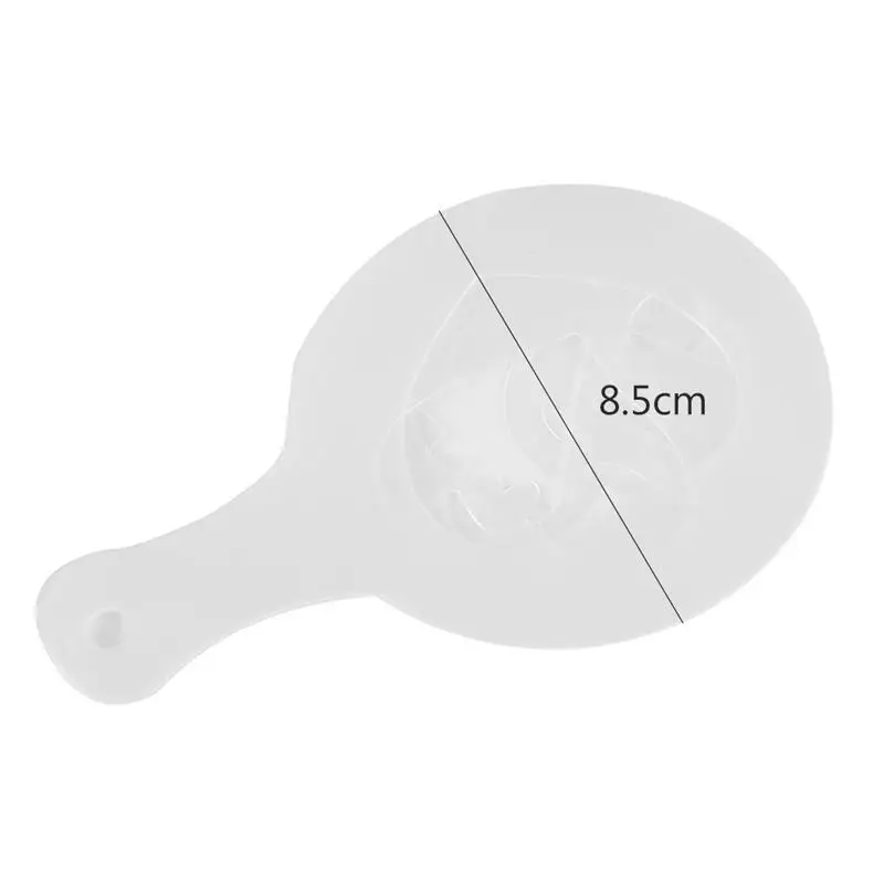 16 шт./компл. пластиковые трафареты для кафе шаблон распыления пены декоративная