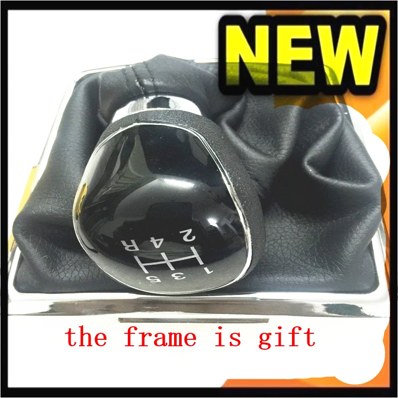 Быстрая Доставка FAT 5 скоростей ручная ручка переключения передач с кожаным