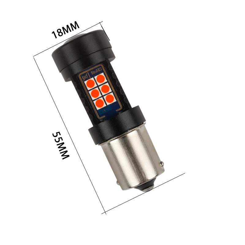 2pcs1156 BA15S P21W супер яркий 1200LM светодиодный задний фонарь для автомобиля тормозной