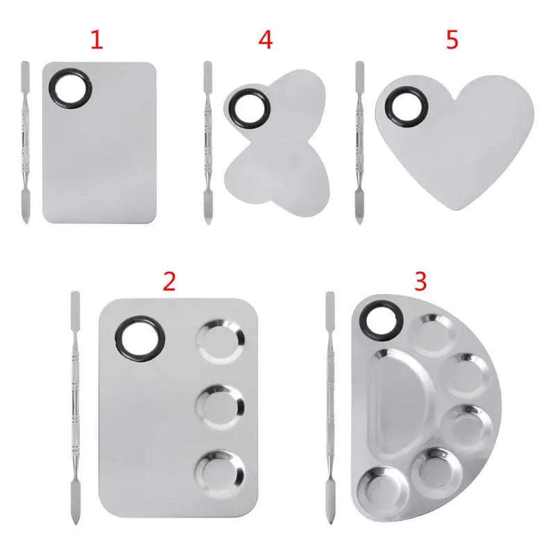 Набор шпателей из нержавеющей стали для смешивания красок и палочек дизайна