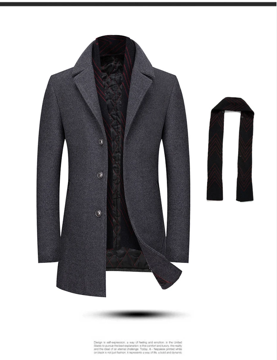 Holyrising мужские шерстяные пальто повседневные Abrigo Hombre Invierno однобортный отложной воротник мужские пальто для мужчин 18616-5