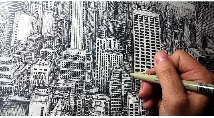 12 шт. Sakura Pigma Micron художественные маркеры ручки для рисования водонепроницаемые иглы крюк линия кисть для эскиза канцелярские принадлежности для творчества ручка поставки