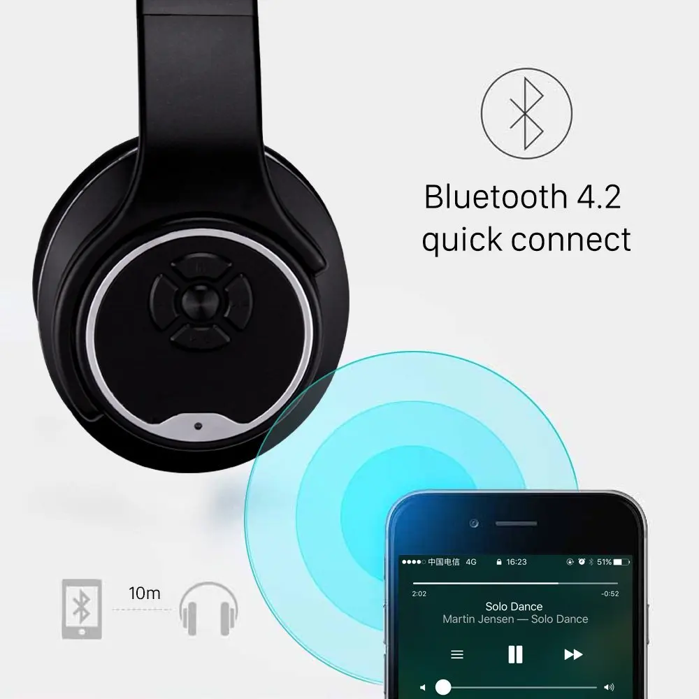 Wearpai WP506 мощный звук гарнитуры мягкая пена кожаный ухо шапки bluetooth наушники 3 5