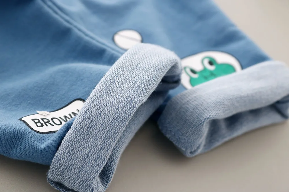 Baby Boys Clothing Sets 2021 Autumn New Long Sleeve T-shirt + Pants With Little Bear Printing Boy Casual Fashion Clothes | Детская