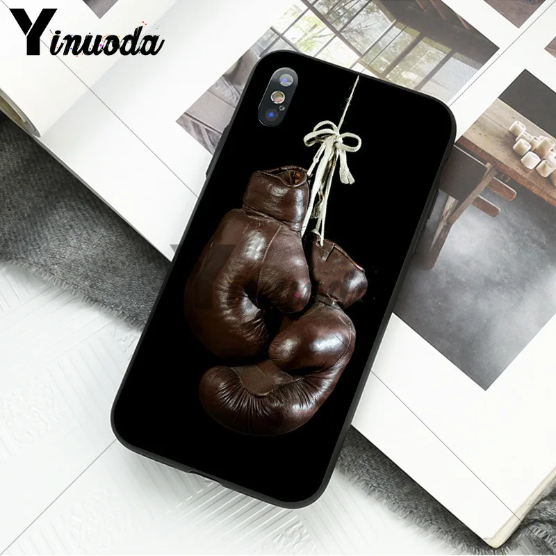 Yinuoda боксерские перчатки клиент высокое качество чехол для телефона Apple iPhone 8 7 6 6S