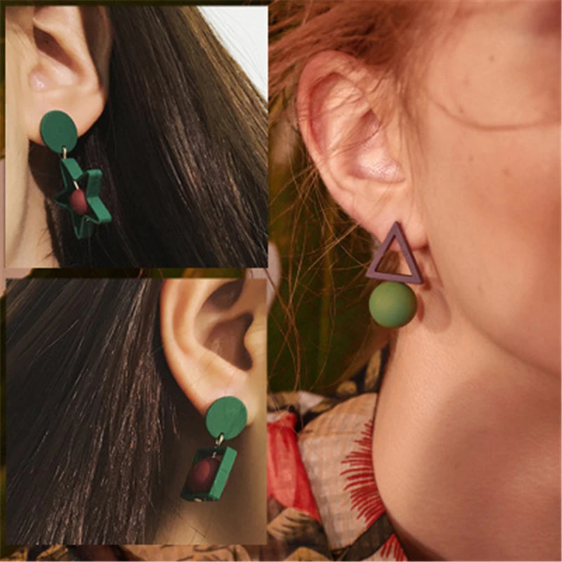 Ldscyss 2018 New Boho Star Earrings Hot Sale Multi Color Wedding Fashion Jewelry Charm Dangle Drop Earring For Women | Украшения и