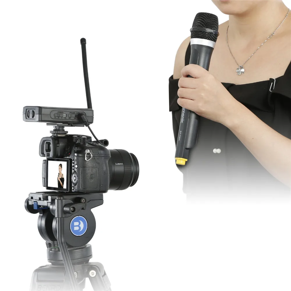 Saramonic SR HM4C 4 канала Беспроводной ручной микрофон с Встроенный передатчик для WM4C