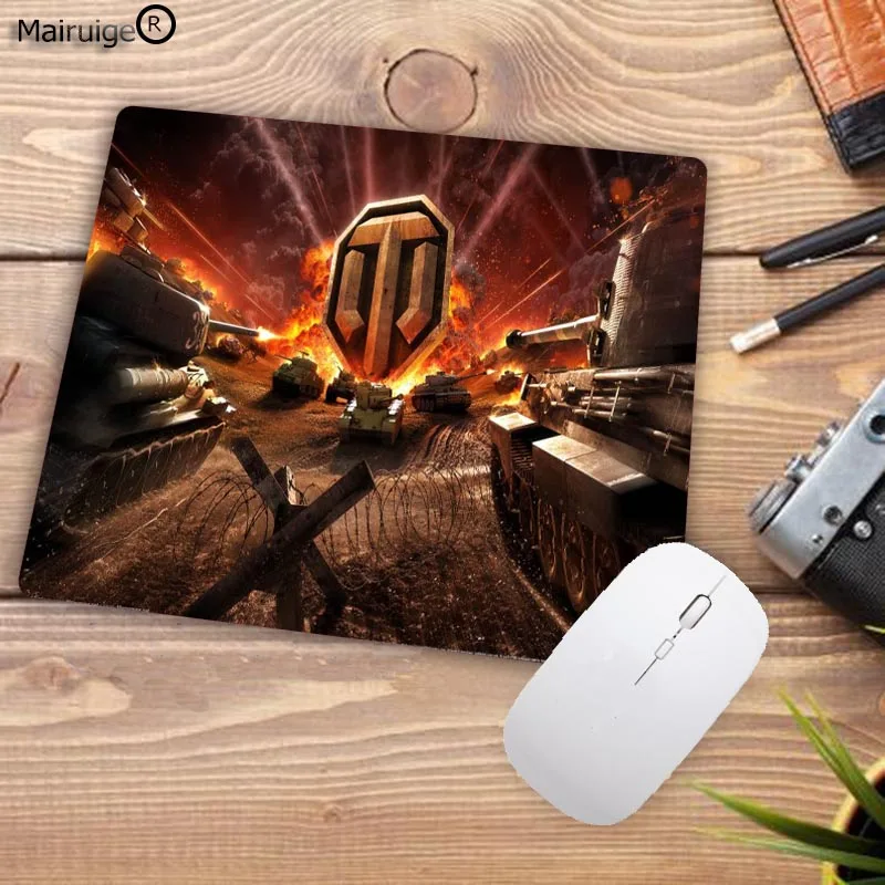 Коврик для мыши Mairuige нескользящий игровой коврик сделай сам с логотипом World Of Tank