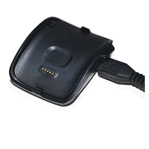 Carga para Gear S inteligente reloj SM R750 cuna cargador del muelle + кабель USB Negro для Samsung|gear s|samsung gear sgear s samsung |