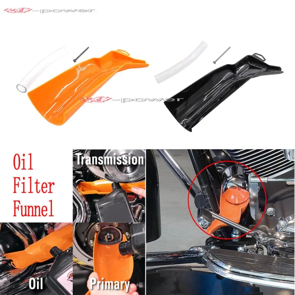 

Drip-Free Oil Filter Funnel For Harley Touring Dyna Softail Sportster