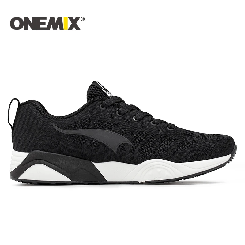 Onemix Дорожная Спортивная обувь для мужчин женская бега унисекс беговые кроссовки