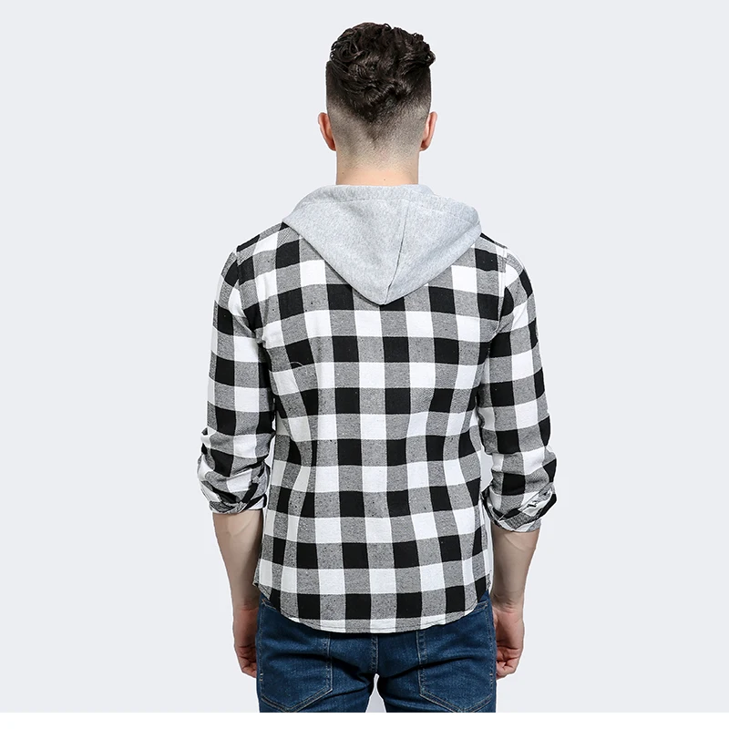 2017 толстовки мужские Sudaderas Hombre хип-хоп брендовые кардиганы для отдыха клетчатая