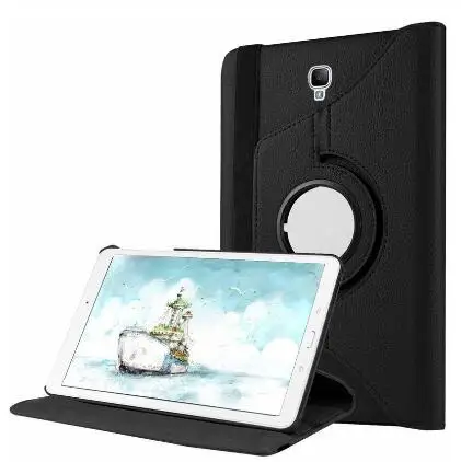 T380 360 Rotation Защитный чехол для samsung Galaxy Tab A 8,0 SM-T380 T385 с ремешком на руку вращающийся на 360 чехол-подставка для samsung T380 T385 чехол - Цвет: T380 360 Rotation