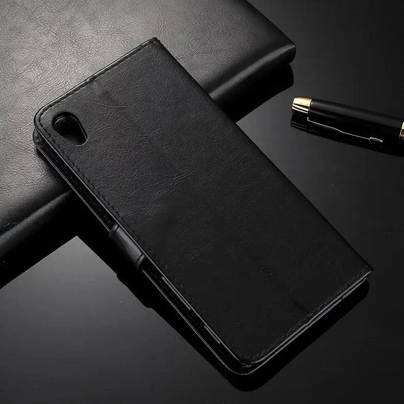 XA1 Plus Vintage Premium Wallet Leather Stand Card Holder Case For Sony Xperia C S39H Z 2 3 4 5 XZ Compact L2 |