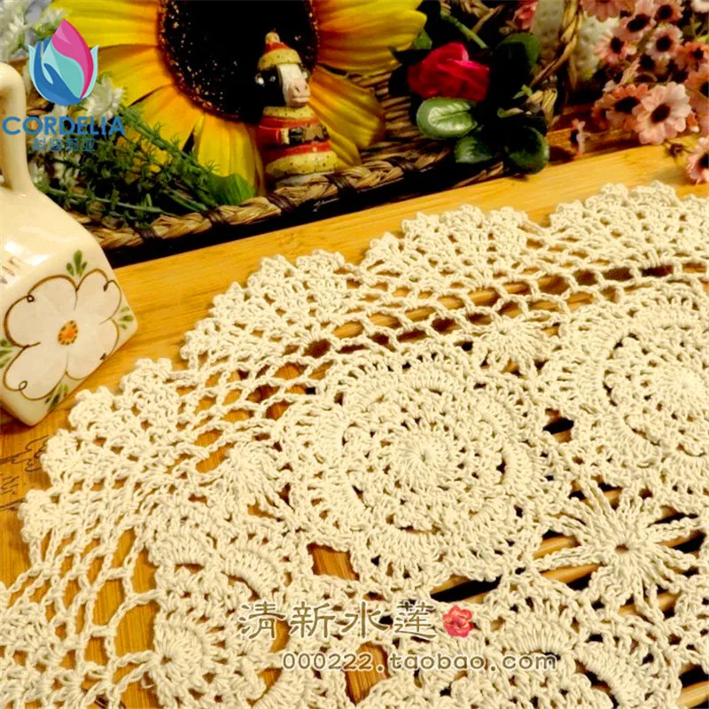 Новинка 2015 модные хлопковые кружевные салфетки ZAKKA ручной работы для украшения