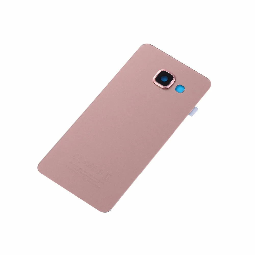 Для Samsung Galaxy A5 2016 A510 A510F Корпус задняя крышка батарейный стеклянный чехол +