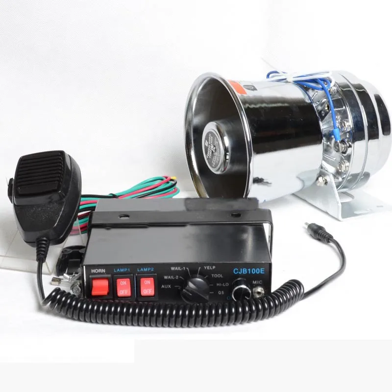 200 Вт автосигнализации сирена 7 тон из нержавеющей стали спикер автомобильной