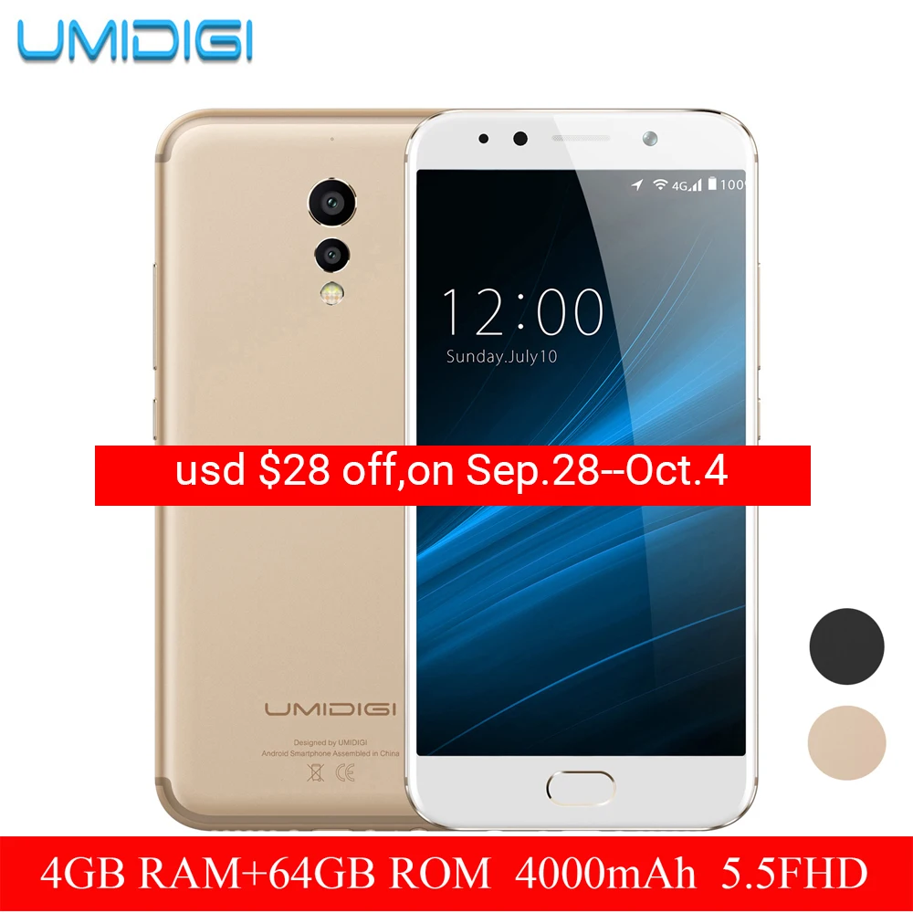 Umidigi S MTK helio P20 Восьмиядерный 4 ГБ Оперативная память 64 Встроенная смартфон LTE FDD
