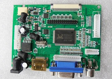 Модуль платы тестирования TTL LVDS + управление VGA 2AV 50PIN для 6 5 дюймового AT065TN14