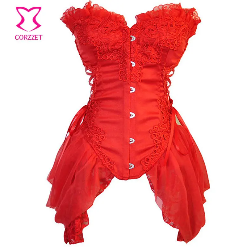 Викторианские кружевные корсеты и бюстье Burlesque Espartilhos корсет Корсетная