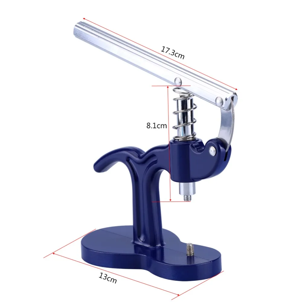 

Watch Back Case Press Closer Presser Repair Crystal Glass Fitting Watchmaker Tools With 12 Dies