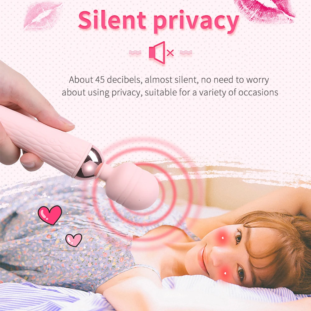 Мощный AV вибратор для женщин клитор стимуляция 10 скоростей G-Spot палочка