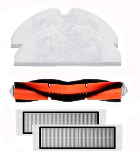 New Main brush Hepa Filter Side Mop Cloths Kit for Xiaomi mijia robot roborock s50 s51 2 | Бытовая техника