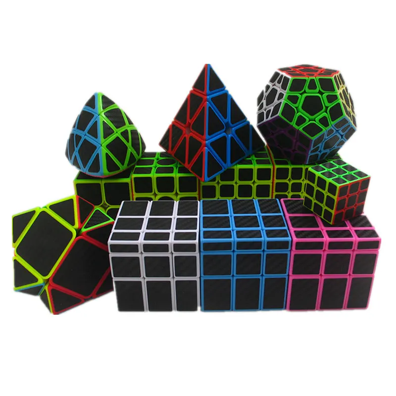 

Cube Puzzle Toy Children Gift Kid's Toy Youth Adult Instruction3*3*3 Rubikx Cube 2-3-4-5Carbon Fiber Sticker Speed Boy Toy