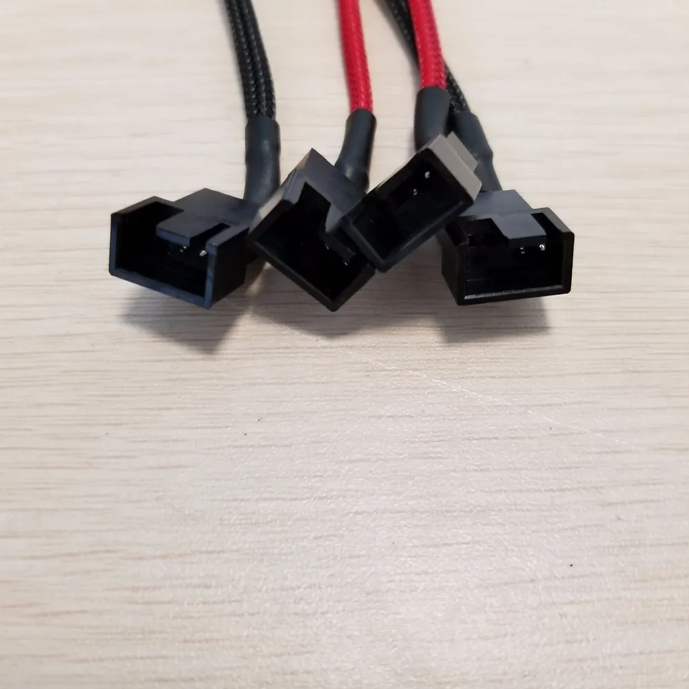 IDE Molex 4x12V 4Pin разъем (2pin провод) охлаждающий разветвитель вентилятора питания