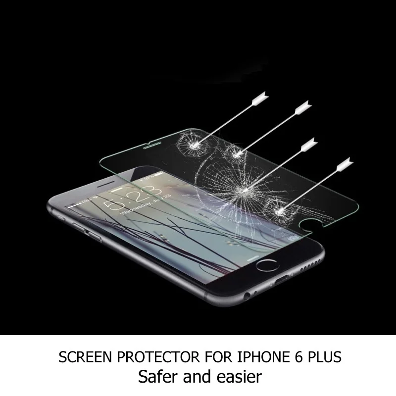 CAMDEMS 500 шт./лот 2.5D 0.3 мм ультратонких прозрачного закаленного стекла screen protector для
