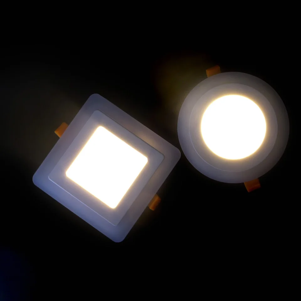 Новый дизайн светодиодные панели светильники 6 Вт 9 16 3 режима Светодиодные лампы