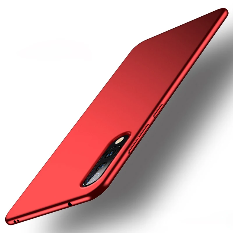 Роскошный чехол для Xiaomi Mi 9 Матовый ультратонкий жесткий из поликарбоната задней