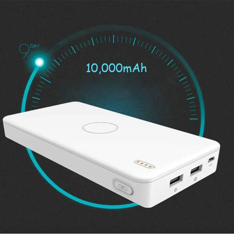 Новый Полимер Ультра тонкий Мобильный Dual USB Резервное Копирование Powerbank